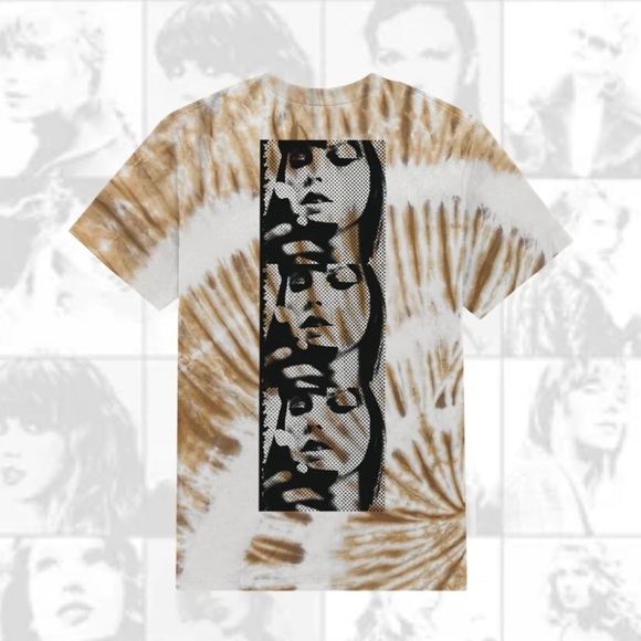 Taylor Swift Tops - Taylor Swift Midnights Spiral Tie-Dye T-Shirt RARE
